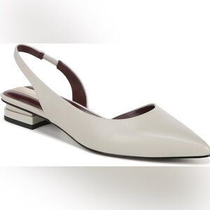 New Franco Sarto Tyra Slate Low Heel Slingbacks 5